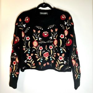 Sandro Ferrone Vintage Floral Sweater
